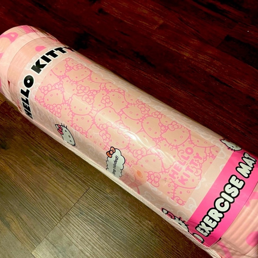 Hello kitty exercise/yoga mat. NEW